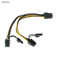 Witkitty GPU PCI-E 8Pin ถึง Double PCI-E PCI Express 8Pin(6Pin + 2Pin) Splitter CABLE Power