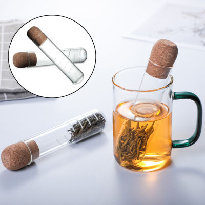 ชา Infuser กรองชาตะแกรงท่อแก้วสร้างสรรค์ชา Mate ชาชงเบียร์สำหรับเครื่องเทศสมุนไพรกรองชา T Eaware อุปกรณ์เครื่องมือ