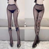 Fun Silk Stockings Womens Sexy Temptation Hot Tear Flirting Transparent Butterfly Net Stockings Before And After Wear Free Passion