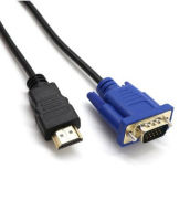 1m มืออาชีพ คุณภาพสูงสุด ขั้วต่อวิดีโอ 1080P ตัวแปลง HDMI เป็น VGA ชายกับชาย สายอะแดปเตอร์ AV แสดงผลออก