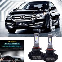 2Pc 9005 6000K ไฟหน้ารถมอเตอร์ไซค์แบบ LED ไฟสูงสำหรับ Honda Accord 1997-2019 Odyssey 2005-2018อุปกรณ์เสริม