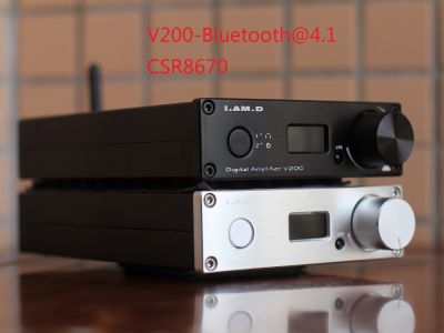2020 I.AM.D V200/V200BT Full Digital Audio Headphone Amplifier Bluetooth 5.0 CSR8675 APTX-HD High Power 150W/4ohm USB XMOS 24Bit