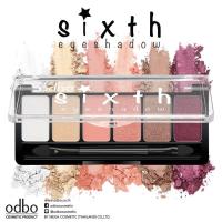 พาเลทอายแชโดว์ 6 เฉดสี โอดีบีโอ ODBO SIXTH EYESHADOW PALETTE OD246