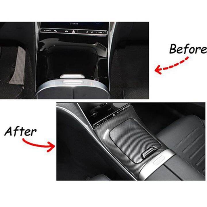 car-center-console-gear-shift-panel-armrest-box-cover-trim-sticker-decor-for-mercedes-benz-c-class-w206-2022-accessories