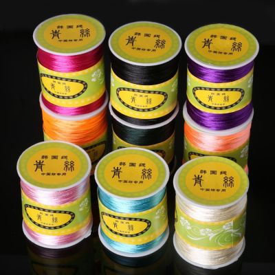 1.5mm 70M/roll nylon Cord Satin Braided String Mixed 21 Colors for Jewelry Bracelet Necklace Findings Beading wire Rope Thread