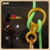 YINSH 35KN รูป อุปกรณ์เกียร์ 8 Word Downhill Eight Rings Rock Climbing Descenders เชือก Descender แหวนปีนเขา