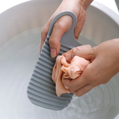 [Like Activities]11♂1ชิ้นหนา Washboard/ไม่ลื่นหอพักซักผ้าชุดชั้นในถุงเท้าเครื่องมือของใช้ในครัวเรือนกระดานทำความสะอาดเด็ก