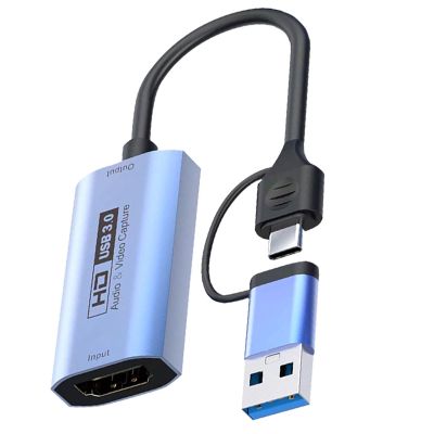 USB Audio Video Capture Card HD Capture Card Game Live Recording Video Collector