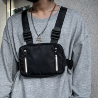 New Chest Bag For Men Tactical Vest Bag Nylon Casual Function Chest Rig Bags Streetwear For Boy Waist Pack Black Male Kanye