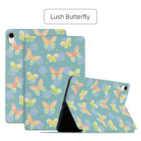 สำหรับ HUAWEI MatePad Air 11.5-นิ้ว เคสแท็บเล็ตรูปแบบผีเสื้อหนังหรูการออกแบบขาตั้งฝาพับด้วยฟังก์ชั่นการนอนหลับและปลุกอัตโนมัติ