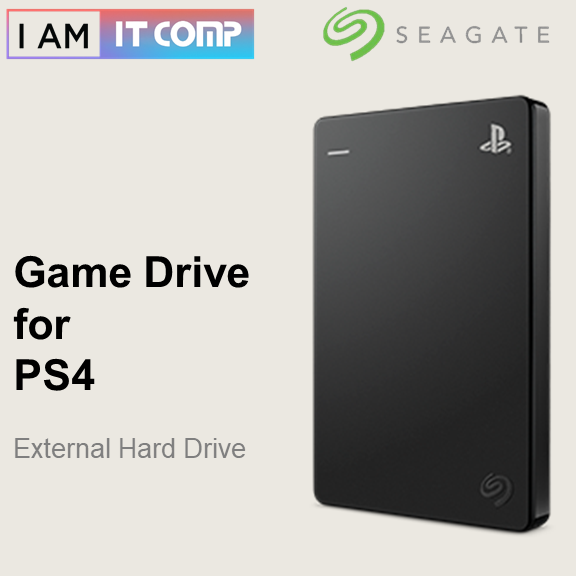 Seagate 2TB / 4TB Game Drive for PS4 Portable External Hard Drive