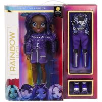 Rainbow High Krystal Bailey – Indigo (Dark Purple) Fashion Doll ตุ๊กตาคริสตัล Bailey สีรุ้ง สีม่วงเข้ม แฟชั่น