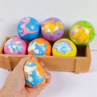 【YF】☂✎  6Pcs Cartoon Bouncy Balls Gifts Jumping Elastic Rubber Kids Birthday Favors Pinata Filler