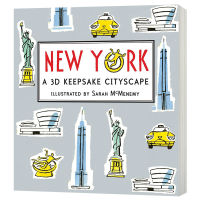 English original 3D panoramic stereoscopic book of New York in small format New York a 3D Keepsake City
