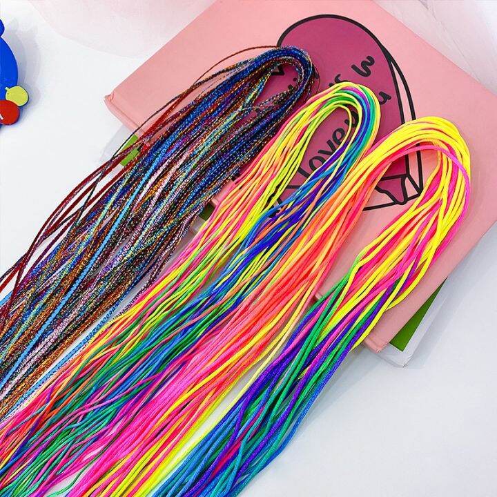 【SHUNAICHI】 New Year Red Velvet Ribbon Hair Rope Braid Rope Headwear Colorful Braided Hair Rope