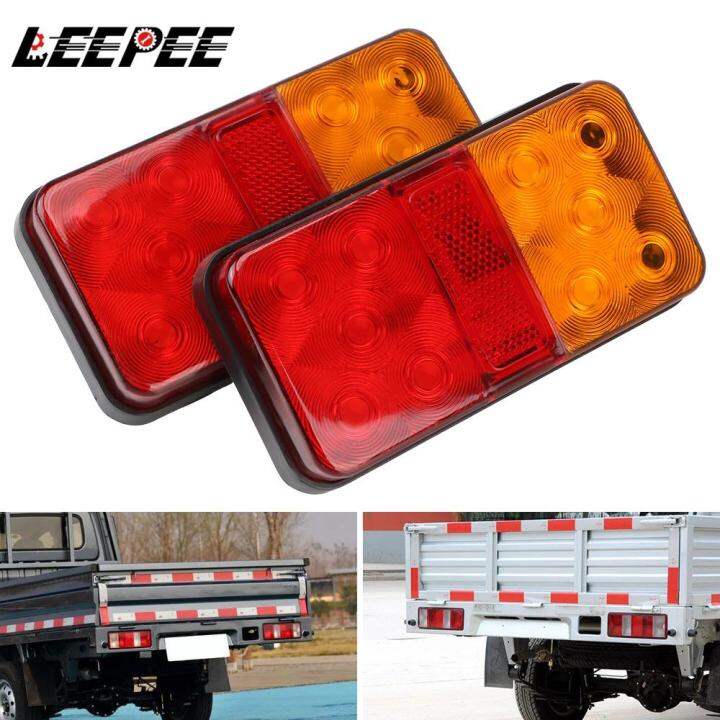 12V 80V Truck Taillight LED Tail Brake DRL Lights Turn Signal