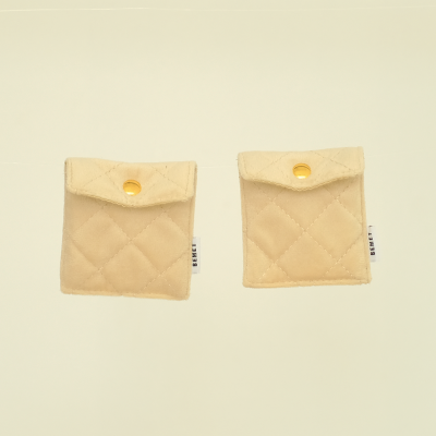 ฺBemet Petite velvet pouch bag