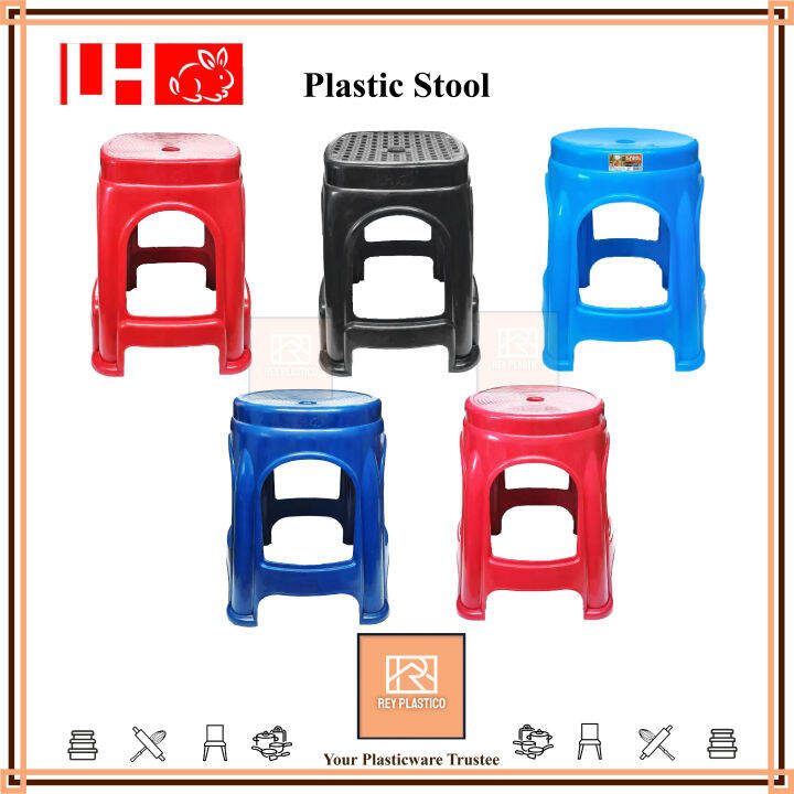 Plastic Chair / Plastic Round Chair / Kerusi Plastik / Black Chair