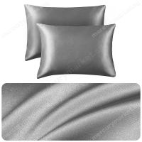 1 Piece luxury Satin Soft Silk 16 Solid Color Pillowcase 100 Quality Cool Feeling Size 45*72cm