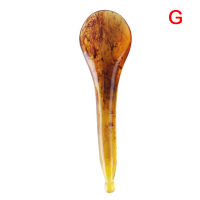 Gua Sha Scraping Massage Tools Kit Resin Amber Guasha Scraper Board Health Care