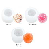 FASHION ALDA Multi Purpose Whiskey Kitchen Tool Handmade 3D Rose Silicone Mold Resin Clay Ice Maker Ice Cube Tray