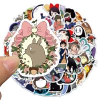 hotx【DT】 10/50pcs Miyazaki Hayao Anime Sticker Cartoon Spirited Away Stickers Skateboard Suitcase Graffiti