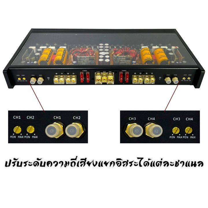 แรงสุดยอด-เพาเวอร์แอมป์-4ชาแนล-3500-วัตต์-แอมป์ขับกลาง-dz-power-รุ่น-thunder-4-bk-150-4-class-ab-4channel-กำลังขับสูงสุด-3500-วัตต์-ไส้แน่นๆ-แรงๆ-ไม่กระชากไ