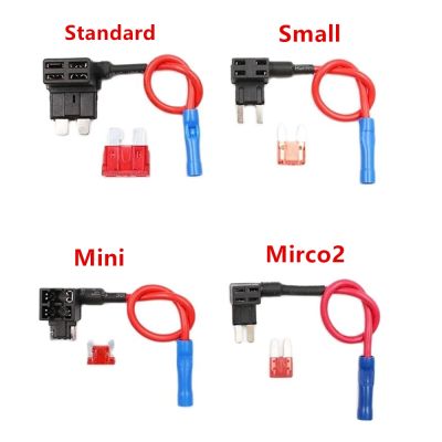 【YF】 12V Fuse MINI SMALL MEDIUM Size Car Holder Add-a-circuit TAP Adapter With 10A Micro Mini Standard ATM Blade