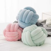 【CW】●  Hand Knot Cushion Sofa Throw Soft Round Car Stuffed Bed Room