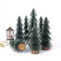 15/20/25cm Small Christmas Cedar Pine Tree Artificial Xmas Tree Christmas Decorations For Home Party Table Decor New Year Gifts