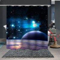 Star Galaxy 3D Digital Printing Custom Home Decor Shower Curtain Waterproof and Mildewproof