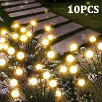 Solar LED Light Outdoor Garden Decoration Landscape Lights Firework Firefly Lawn Lamps Country House Terrace Balcony Decor Lamp Outdoor Lighting