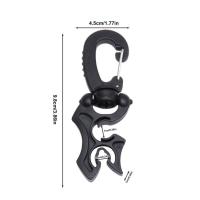 Scuba Diving Clips Snorkeling Equipment Scuba Diving Accessories Double BCD Dive Hose Holder Multi-use Snorkeling Clip Regulator Retainer for Snorkeling Diving decent