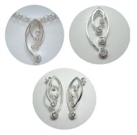 เครื่องประดับเงินแท้ 925 Sterling Silver Jewelry ฝัง เพชร White Cubic Zirconia (W/CZ) ปราศจากนิเกิล (nickel free)