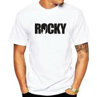 Men T-shirts ROCKY BALBOA Printing T Shirt Cotton Short Sleeve Fighter Tshirts Crew Neck Letter Clothes Free Shipping Tops Tees