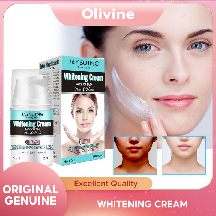 Jaysuing Whitening Face Cream for Dark Black Skin Fade Pigment Melasma ...