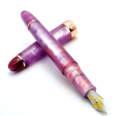 2022Kaigelu 356น้ำพุปากกาแฟชั่นอะคริลิเรซิ่น EF0.38mm ทองคำปลายปากกาสำนักงานโรงเรียนเครื่องเขียนเขียนเรียบหมึกปากกาเป็นของขวัญ