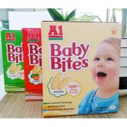 Bánh Gạo Ăn Dặm Cho Bé Baby Bites Hiệu A1 hộp 50g- Từ 6 tháng