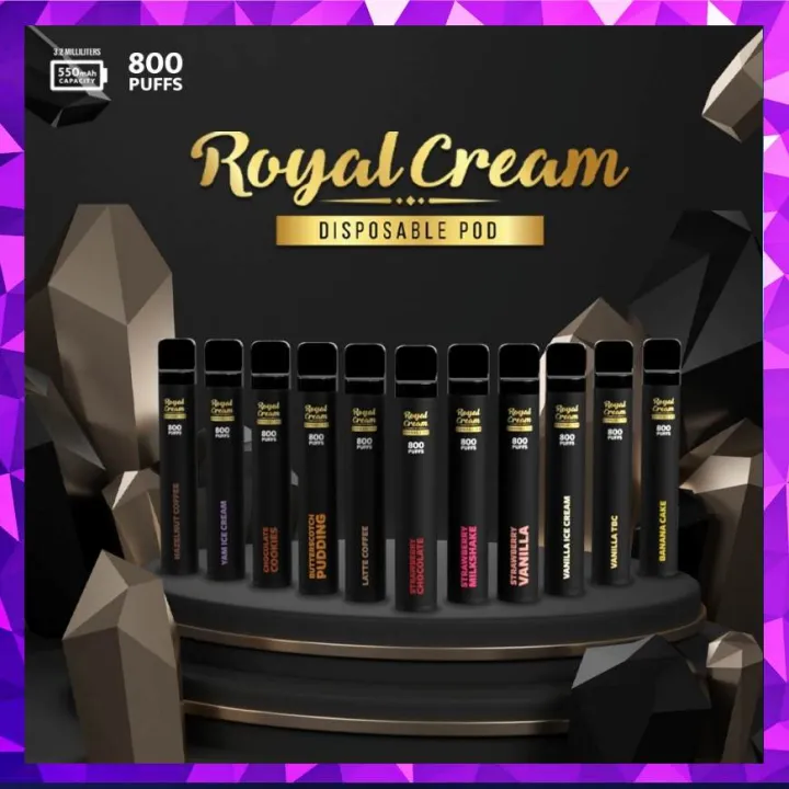 Original Royal Cream Disposable Pod 800puff Cream Series 550mAh Lazada