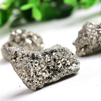 ={ 1PC Chalcopyrite ธรรมชาติแร่คริสตัลแร่หินการสอนตัวอย่าง Pyrite Altarpiece Healing Stone Home Decor Collection ของขวัญ