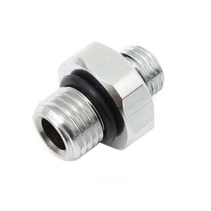 7-16-20unf-to-3-8-24unf-silver-diving-adapter-chrome-plated-copper-diving-adapter-diving-computer-watch-high-and-low-pressure-adapter