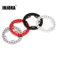 INJORA 4Pcs Aluminum Alloy 1.9" Wheel Outer Beadlock Ring for 1/10 RC Crawler Axial SCX10 90046 TRX4 1.9 Wheel Rims Electrical Connectors