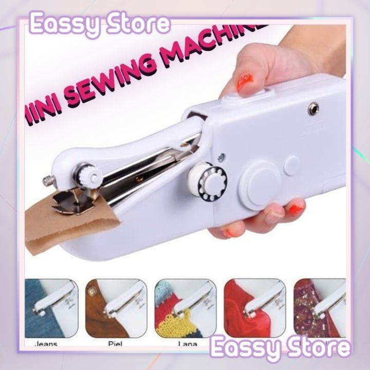 Handy Stitch Mini Sewing Machine Portable Cordless Electric Handheld Cloth  Sewer