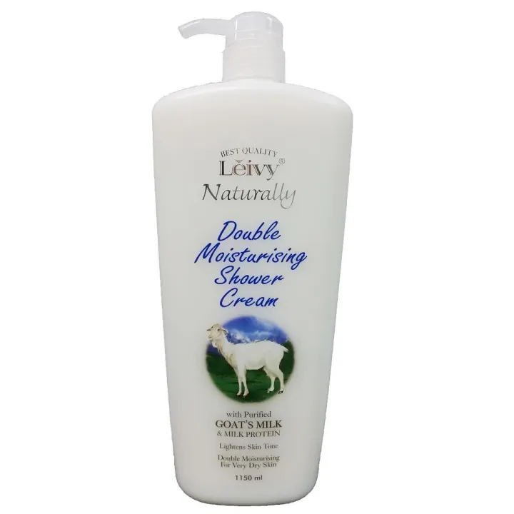 Leivy Double Moisturising Shower Cream Goats Milk 1150ml Lazada