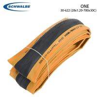 SCHWALBE หนึ่งยางรถแข่ง28นิ้ว30-622 28X1.20 700X30c ทุกรอบจักรยานเสือหมอบสีเหลืองขอบพับชิ้นส่วนขี่จักรยาน65-100PSI