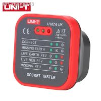 UNI-T UT07A-UK Socket Tester Phase Power Polarity Detector Ground Zero Neutral FireWire Socket Electroscope Leakage