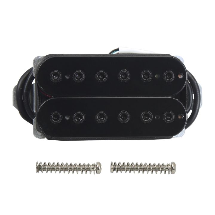 ชุด-fleor-ชุดสะพานคอรถกระบะกีต้าร์ไฟฟ้า-humbucker-pickup-ปิ๊กอัพกีตาร์ชิ้นส่วนกีตาร์เลือกสีดำ-สีขาว