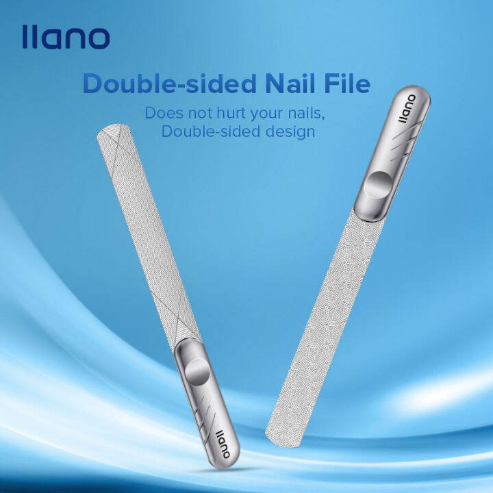llano Double Sided Nail Files Nano Glass Nail Files Professional Finger