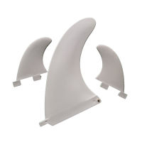 พลาสติกสีขาว8นิ้ว Center Long Board Surf Fin 2 Pcs GL Side Fin 3Pcs Fin Keel Set US Fin