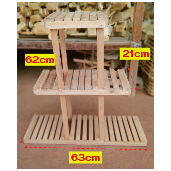 ชั้นวางของไม้3ชั้น-แบบซี่ทรงตรง-ชั้นวางเครื่องปรุง-ชั้นวางขวด-ชั้นเก็บของ-ชั้นวางของ-พร้อมส่ง-ส่งเร็วมาก-มีเก็บเงินปลายทาง-ขนาด-21x63x62cm